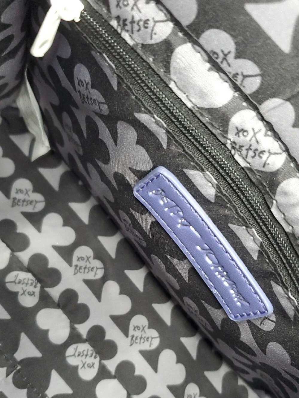 Betsey Johnson Lavender Purple Heart-Embellished Crossbody